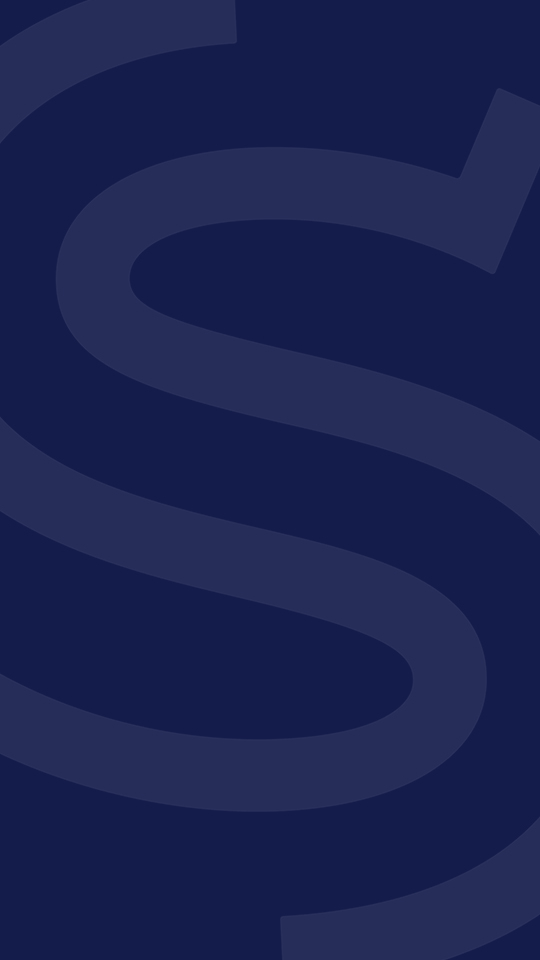 Fond bleu logo S