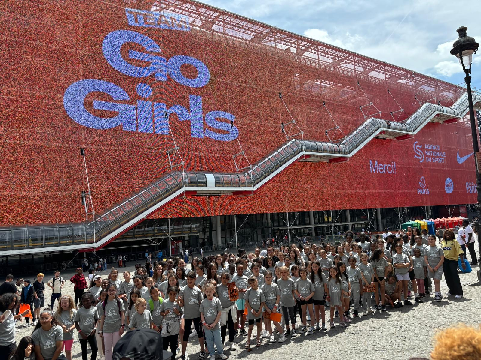 La Team Go Girls débarque au Centre Pompidou !